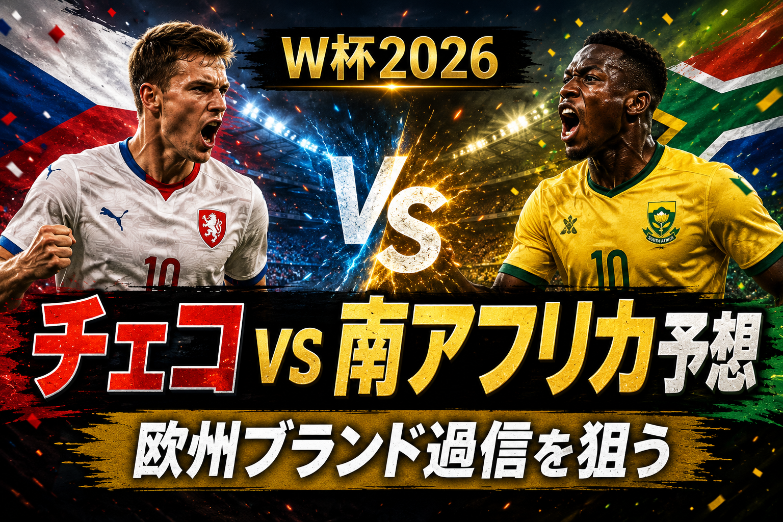 【W杯2026】チェコ vs 南アフリカ予想
