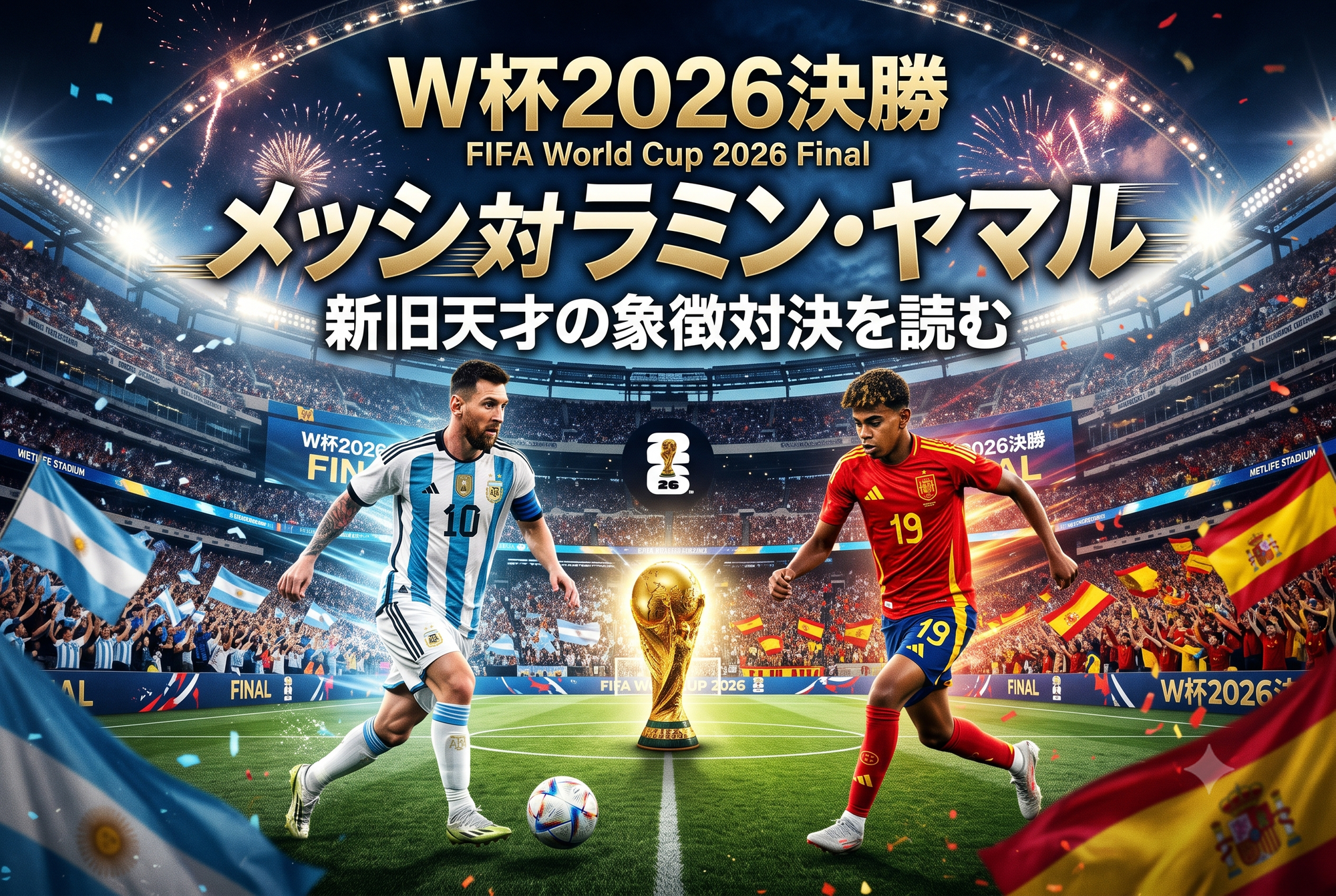 【W杯2026】メッシ対ラミン・ヤマル|新旧天才の象徴対決を徹底比較