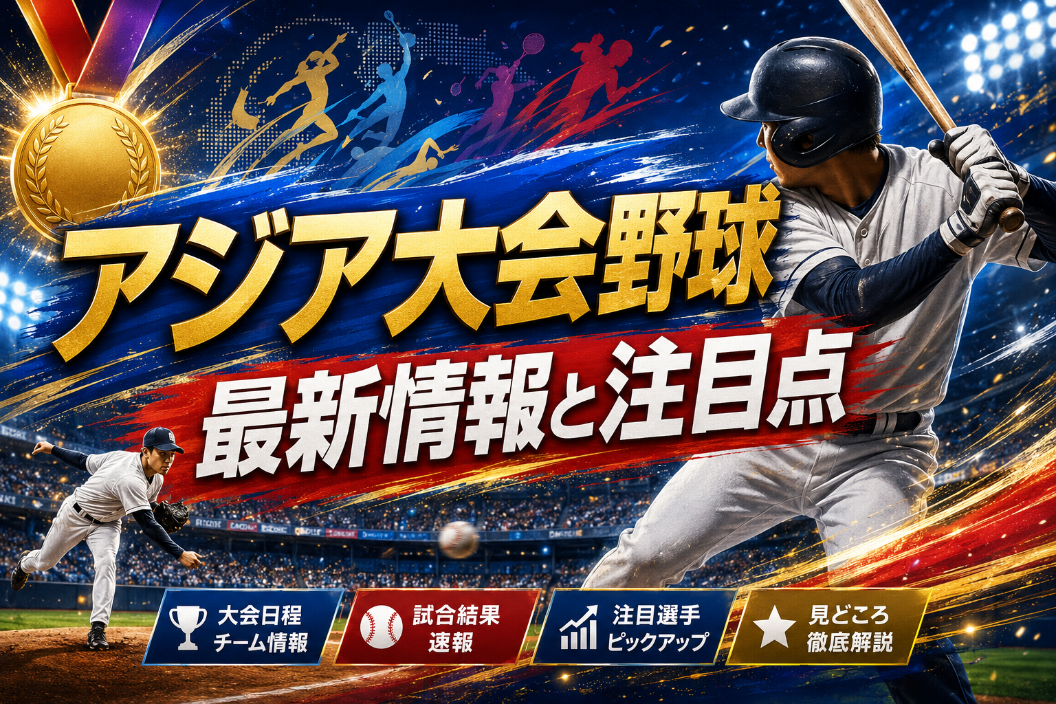 アジア大会野球の最新情報と注目ポイントをまとめて解説