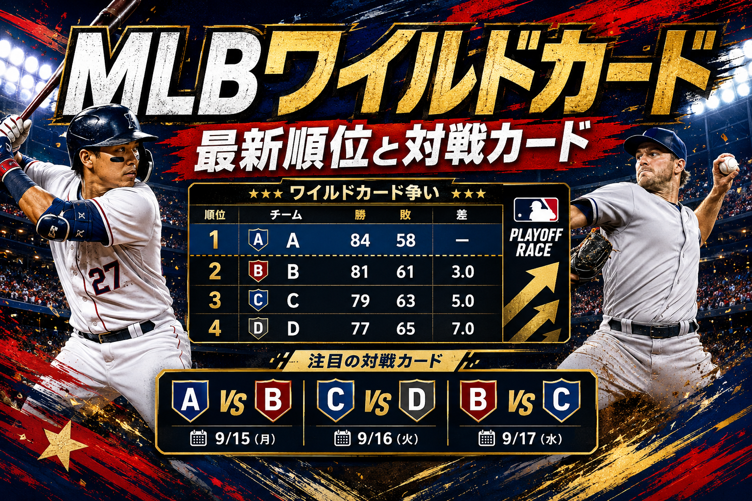 MLBワイルドカードシリーズの最新情報と注目ポイントをまとめて解説