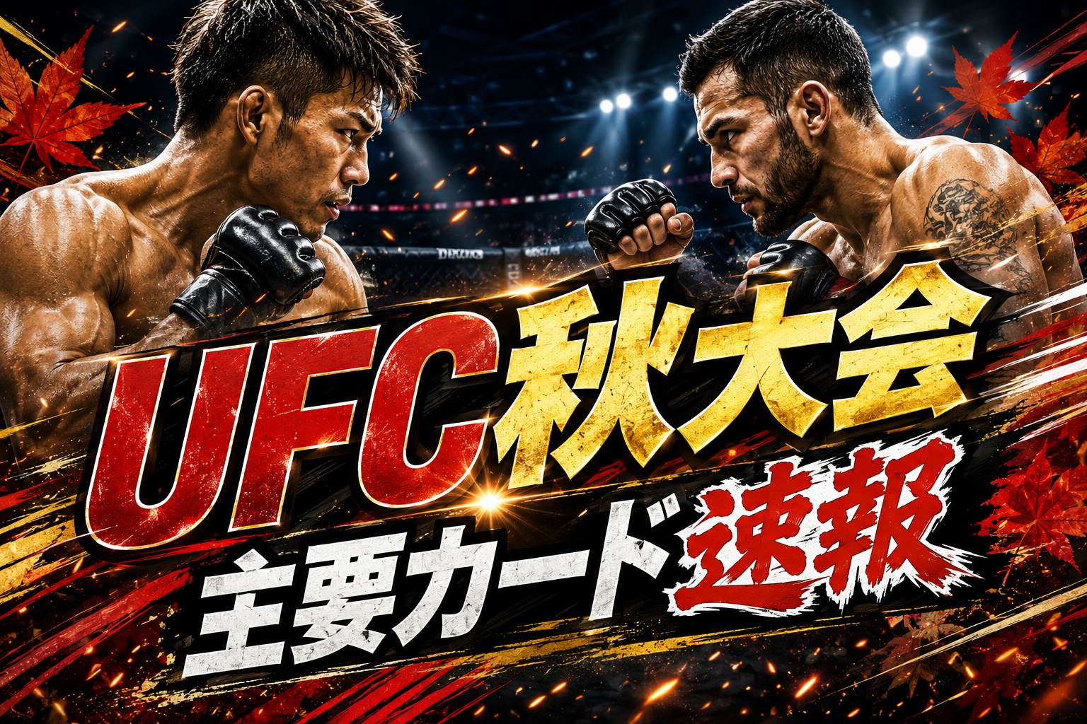 UFC秋の主要大会の最新情報と注目ポイントをまとめて解説