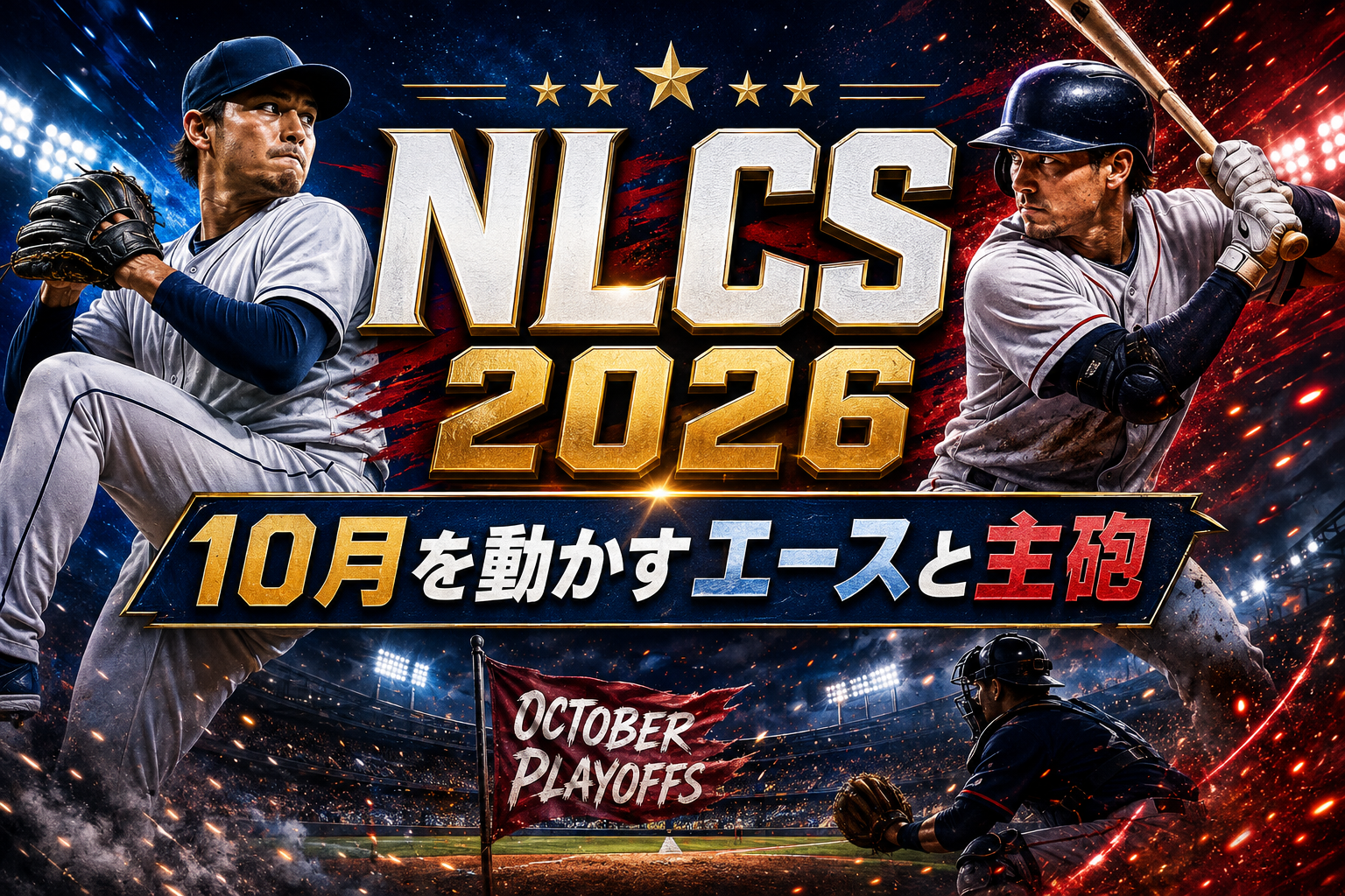 NLCS 2026最新展望|シリーズの流れを変える投手と打者