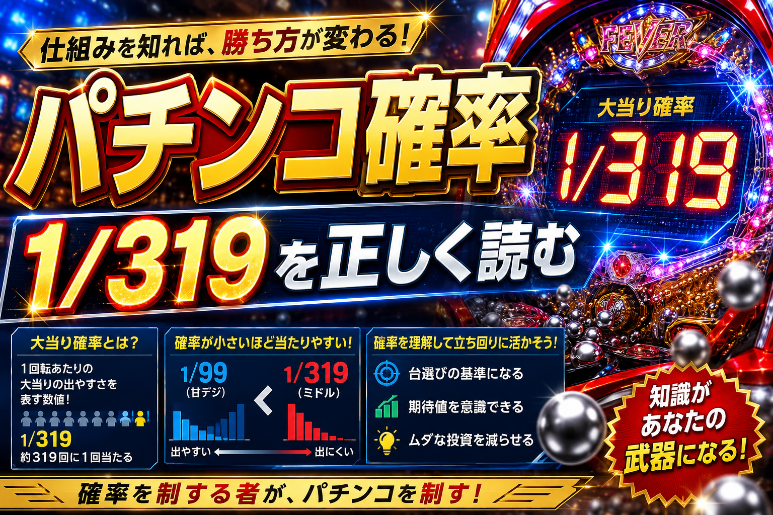 パチンコ確率の仕組みの最新情報と注目ポイントをまとめて解説