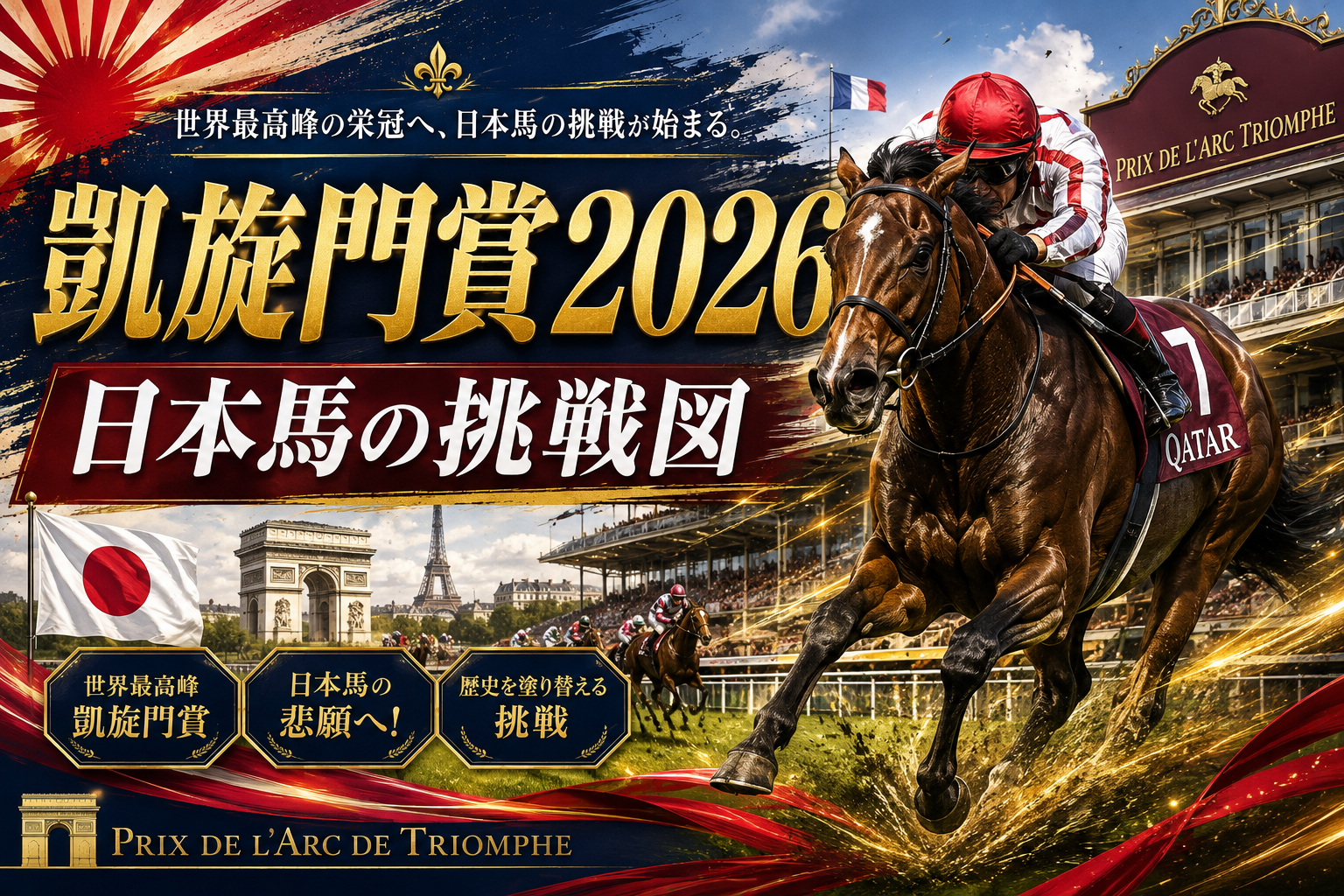 凱旋門賞2026日本馬の出走予定|遠征プランと勝機を分析