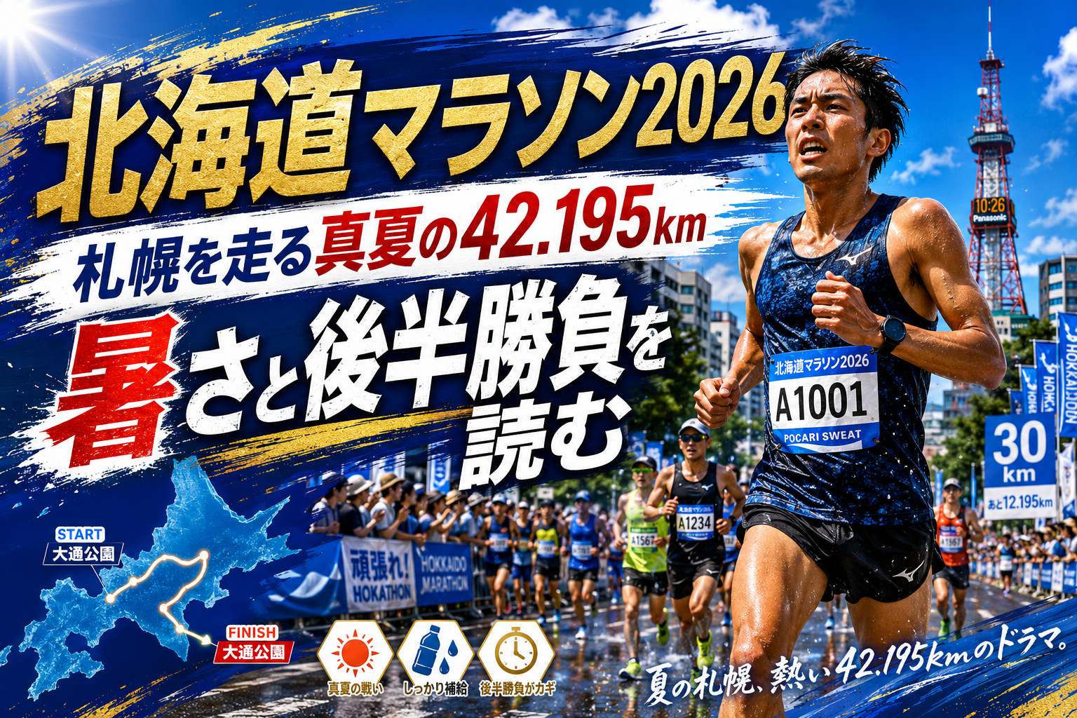 【北海道マラソン2026】日程・最新情報・注目ポイント・完走予想をやさしく解説