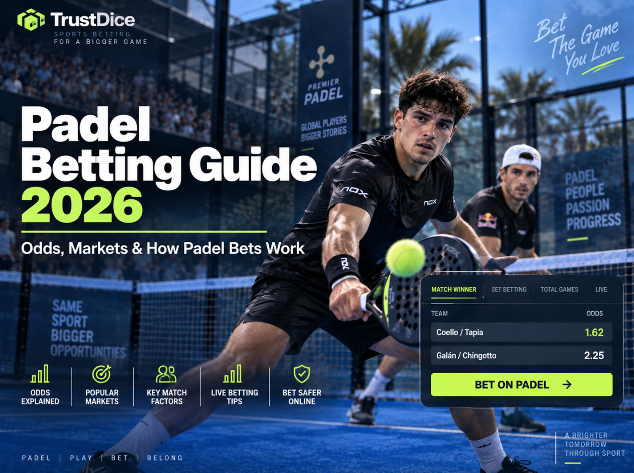 Padel Betting Guide 2026: Odds, Markets & How Padel Bets Work