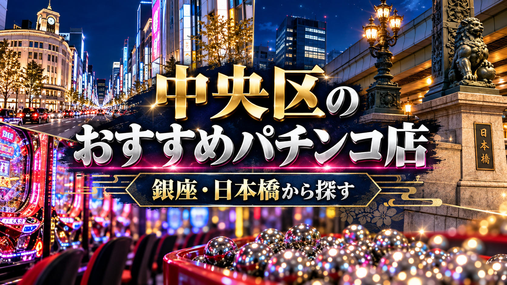 中央区でおすすめのパチンコ店|月島で駅近ホールを選ぶコツ
