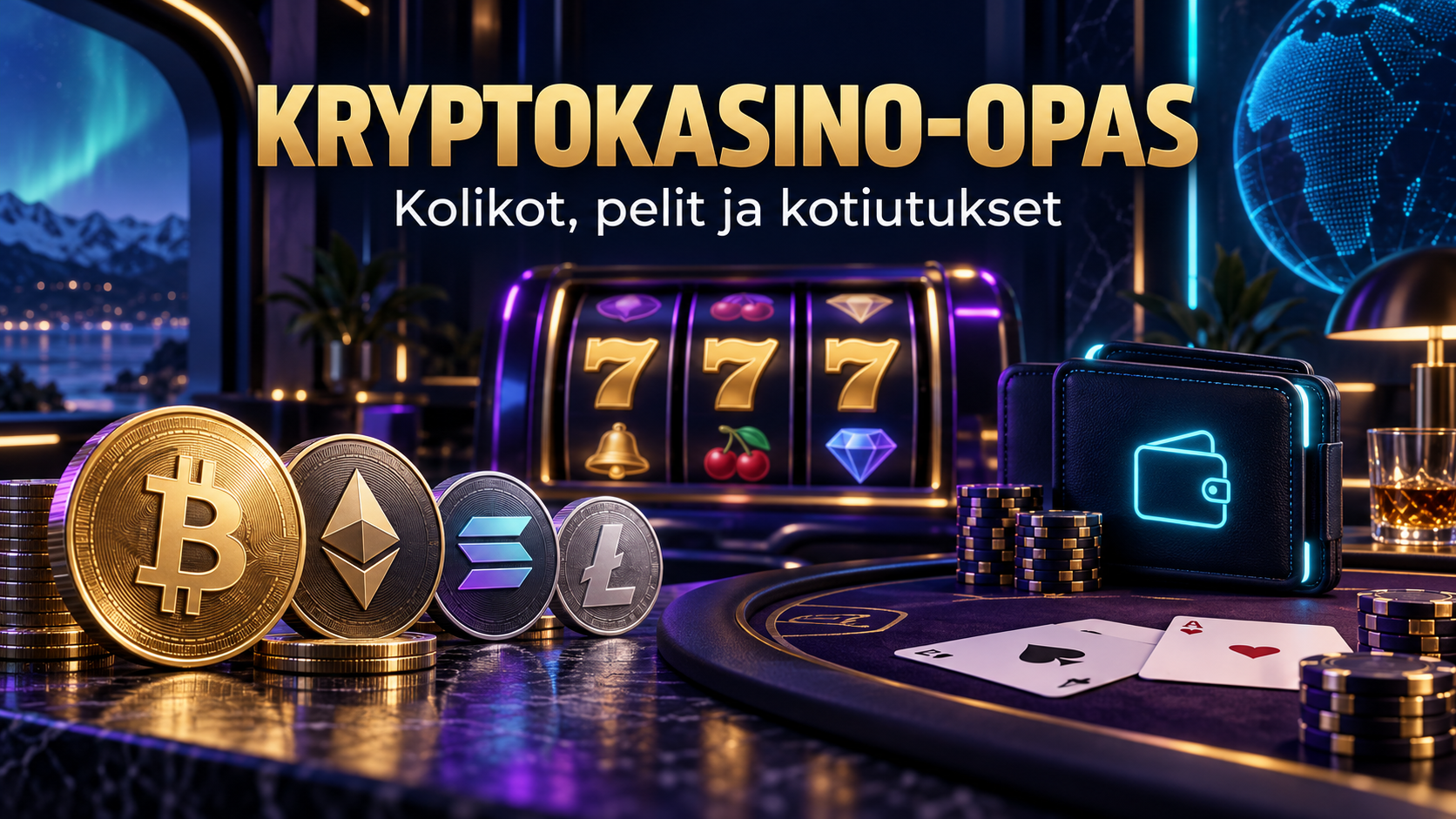 Kryptokasino-opas: vertaa kolikoita, pelejä ja kotiutuksia