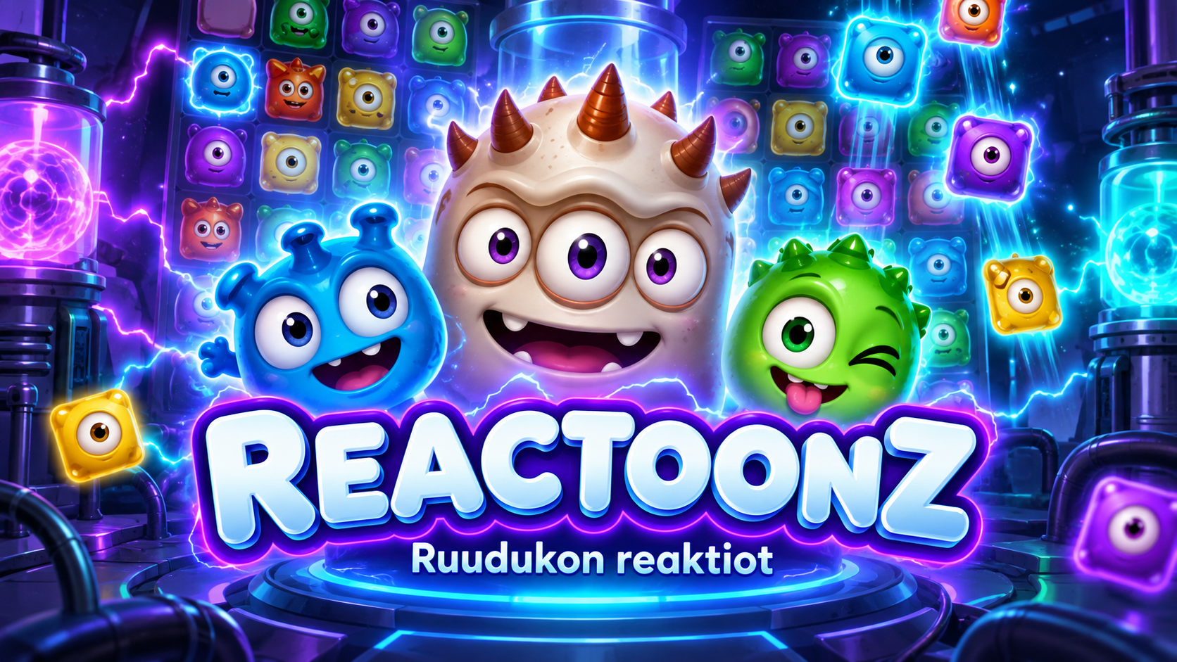 Reactoonz: klusterit, putoavat symbolit ja Quantum-mittarit selitettynä