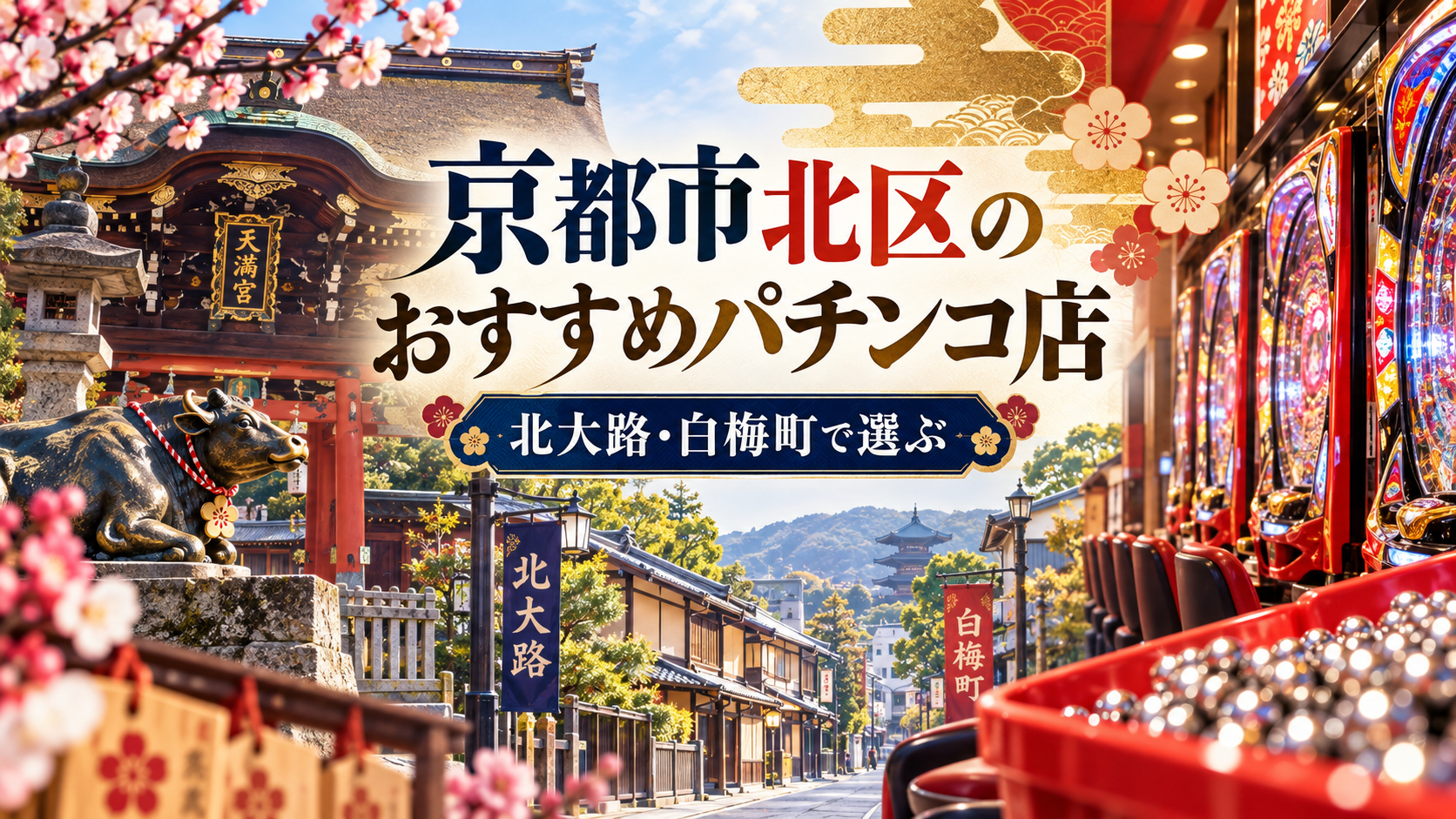 京都市北区でパチンコ店を選ぶ|白梅町と上賀茂のレート・立地比較