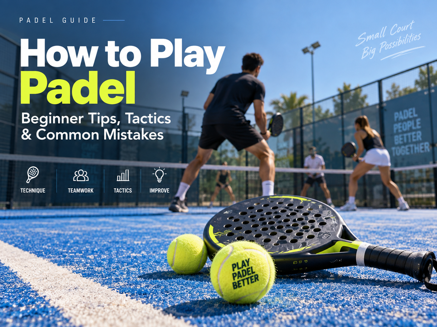 How to Play Padel: Beginner Tips, Tactics & Common Mistakes
