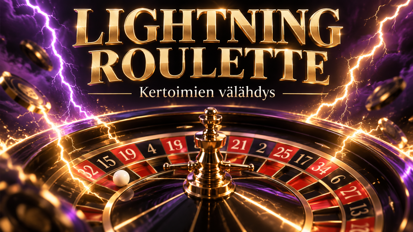 Lightning Roulette: kertoimet, arvonta ja tavallinen ruletti