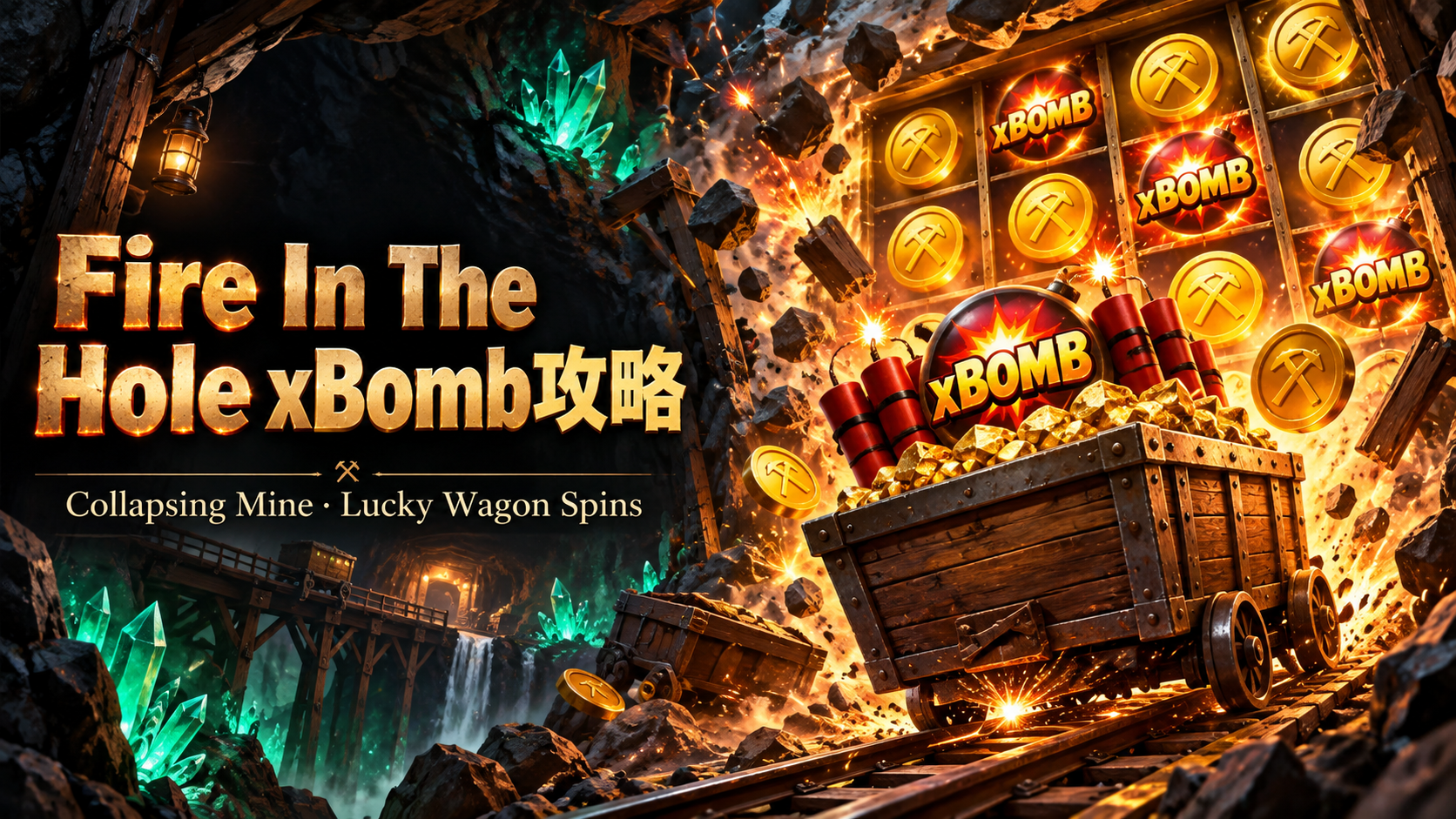 Fire In The Hole xBomb攻略|Collapsing MineとLucky Wagon Spins