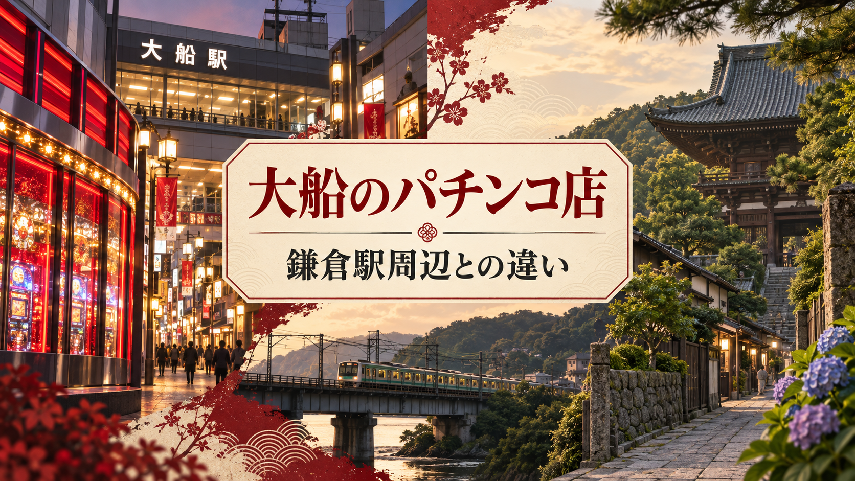 大船でパチンコ店を探すには?鎌倉駅周辺との違いも整理