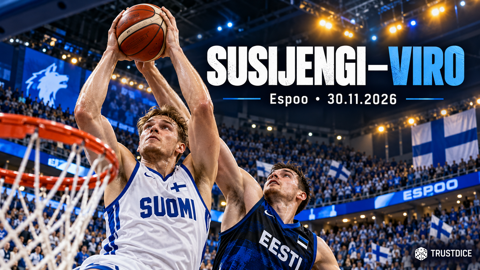 Susijengi–Viro 30.11.2026: Espoon ilta rakentuu levypalloista ja toisista yrityksistä