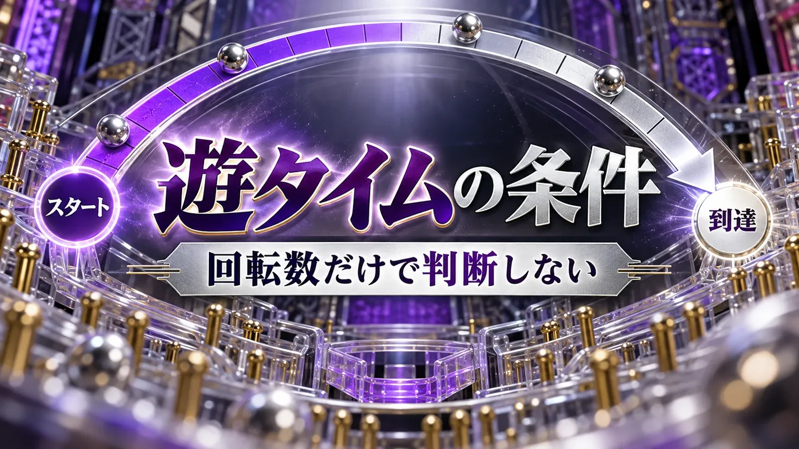 低確率回転数から遊タイムへ進む条件を表す画像