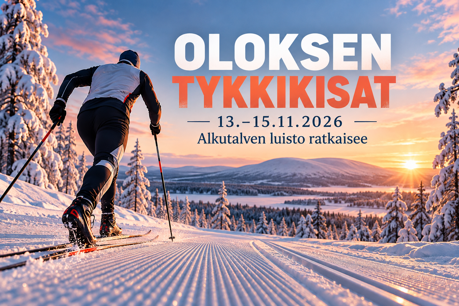 Oloksen Tykkikisat 2026: alkutalven vauhti syntyy suksesta ja omasta liikkeestä