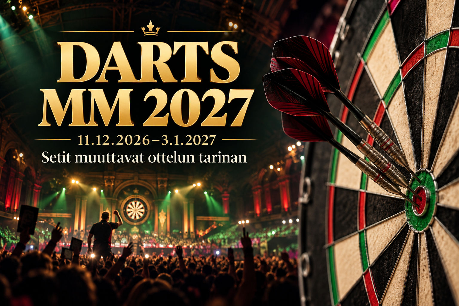 Dartsin MM 2027: Alexandra Palacessa seitsemän legiä voi olla vähemmän kuin kuusi