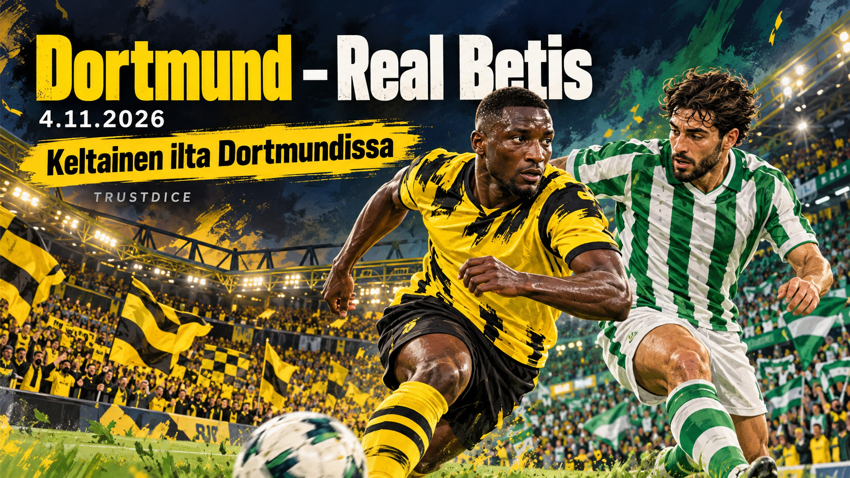 Dortmund–Real Betis 4.11.2026: iltaopas ja erikoistilanteet