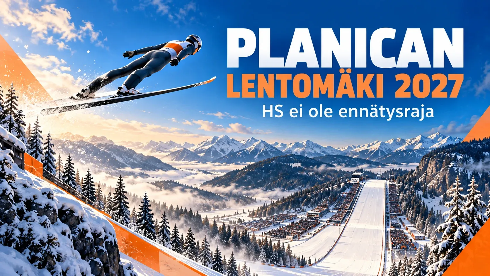 Planican lentomäki 2027: toimituksellinen urheilukuvitus.