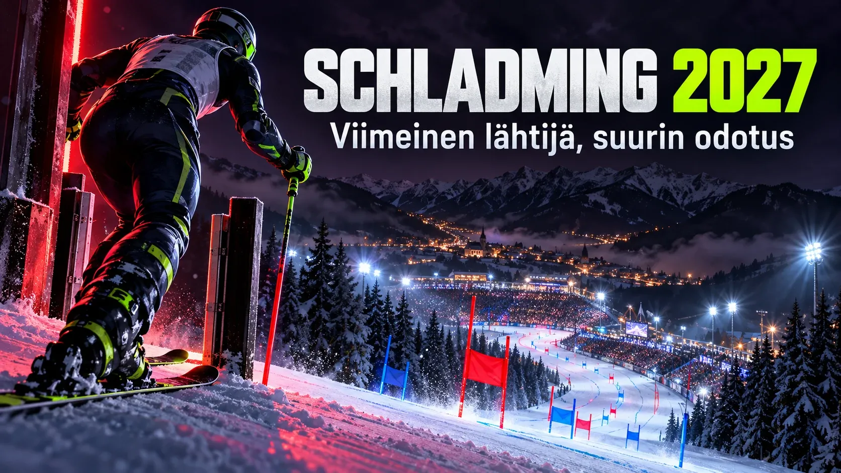 Schladming 2027: toimituksellinen urheilukuvitus.