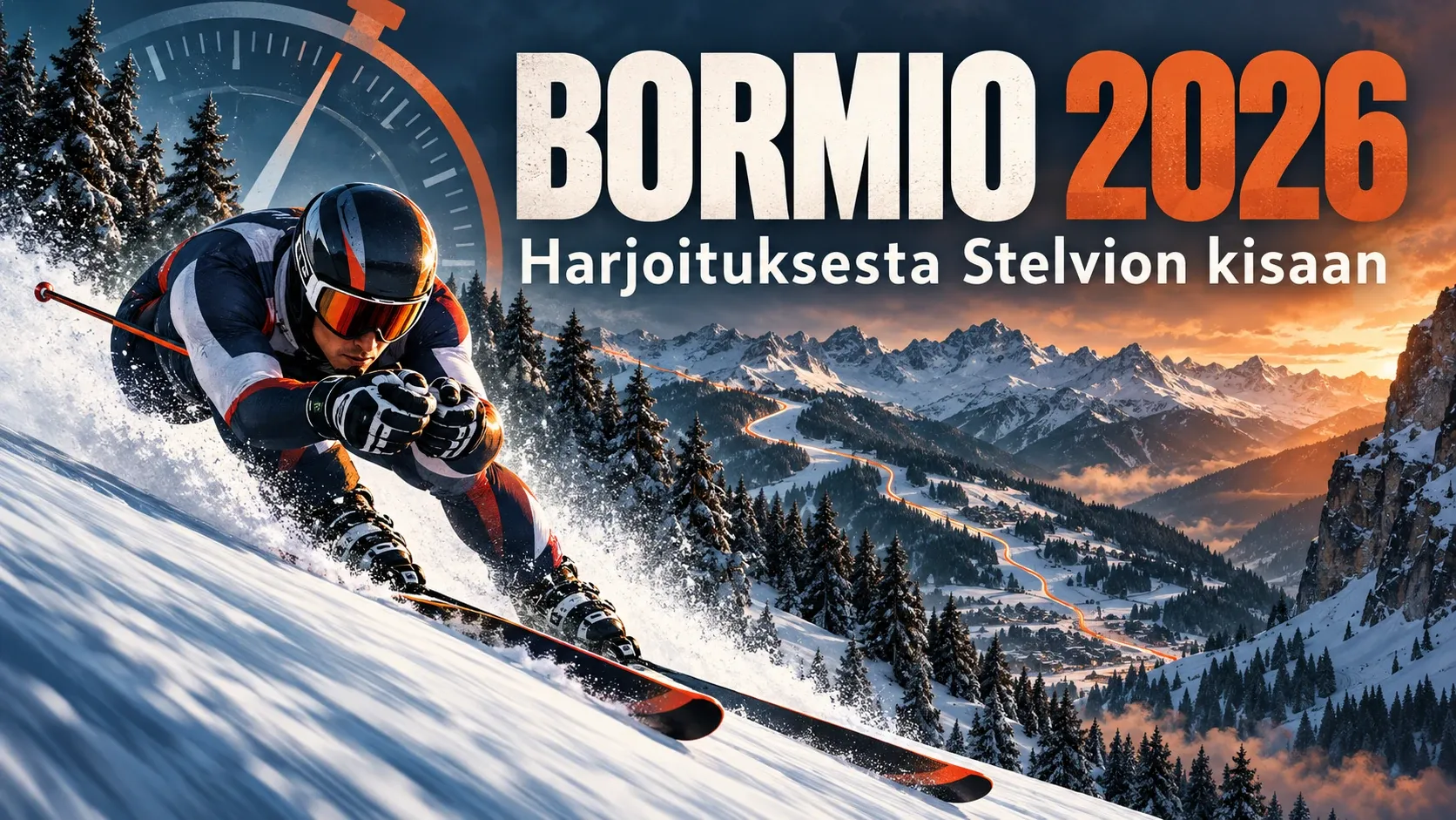 Bormio 2026: toimituksellinen urheilukuvitus.