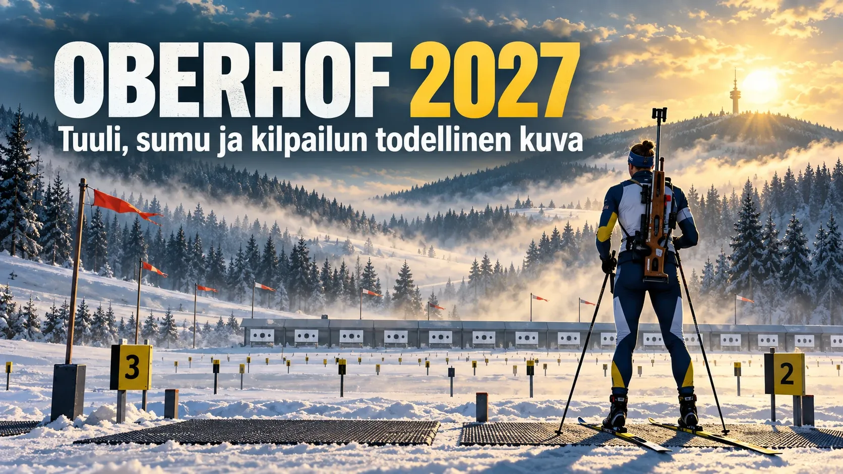 Oberhof 2027: toimituksellinen urheilukuvitus.