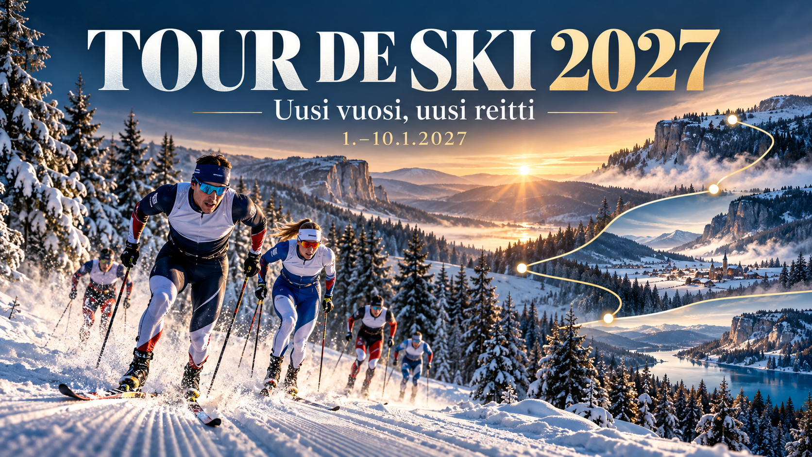 Tour de Ski 2027 alkaa vasta uudenvuodenpäivänä – näin luet uuden ohjelman